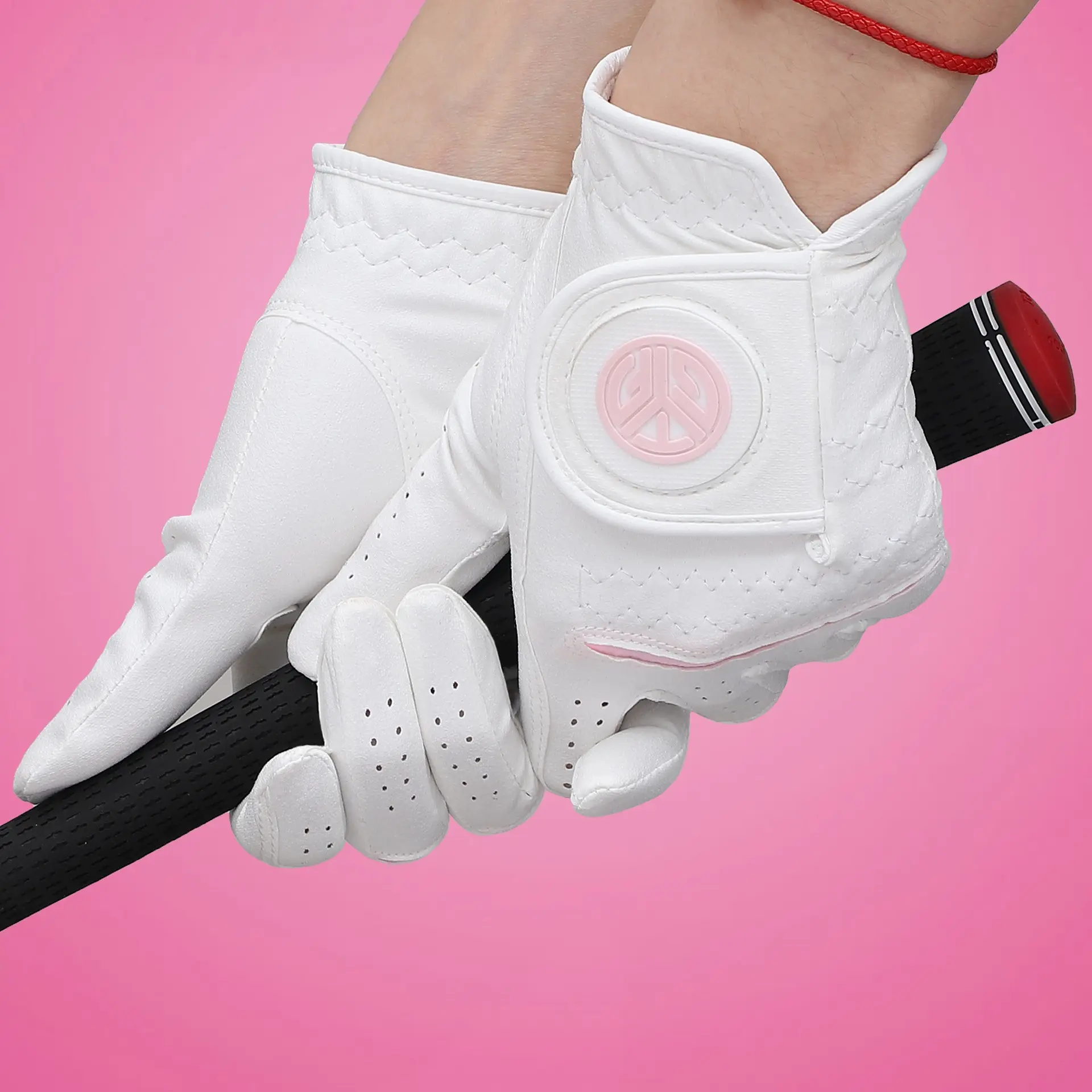 Women's Golf Gloves, Dual Hand Nano Ultra-Fiber Fabric, Thin Breathable Durable Washable Touchscreen Compatible, Ideal for Golfing, Golf Accessory