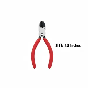 4.5 inch mini diagonal pliers, small electrical wire clippers, diagonal nose pliers