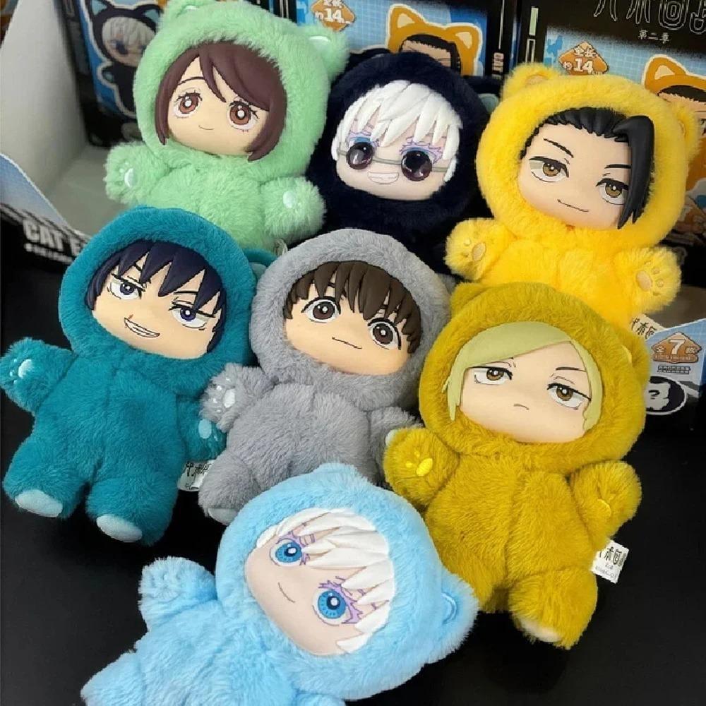 HOT In Stock Jujutsu Kaisen 2 Cat Ear Plushie Series Blind Box Mystery Box Anime Plush Doll Kawaii Toy Collect Festvial Gift**