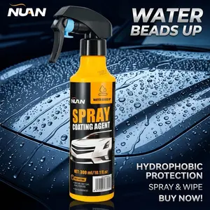 Spray coating agent；NUAN nano car coating sprayNUAN 300ml Car Spray – Quick polish, anti-stain, anti-fading, keeps paint glossy and protected.-MY0522
