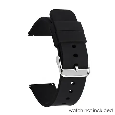 Smart Watch Band (Band Only), 18mm/20mm/22mm Adjustable Replacement Watch Band, Durable Breathable Silicone Replacement Watch Band for Huawei Watch/GT Apple iWatch, Smart Watch Straps, Smartwatch Strap, Smartwatch Accessories