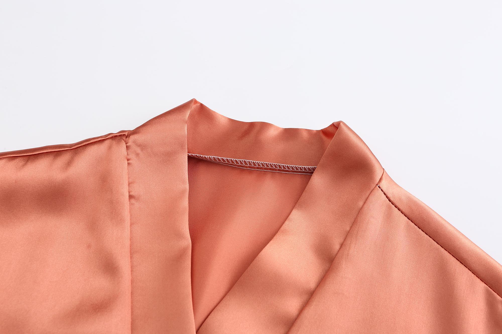 New Bathrobe Bride Satin-Silk Robe Women Bridal Party Sister Team Mother Shower Gift Bridesmaid Wedding Short Robes