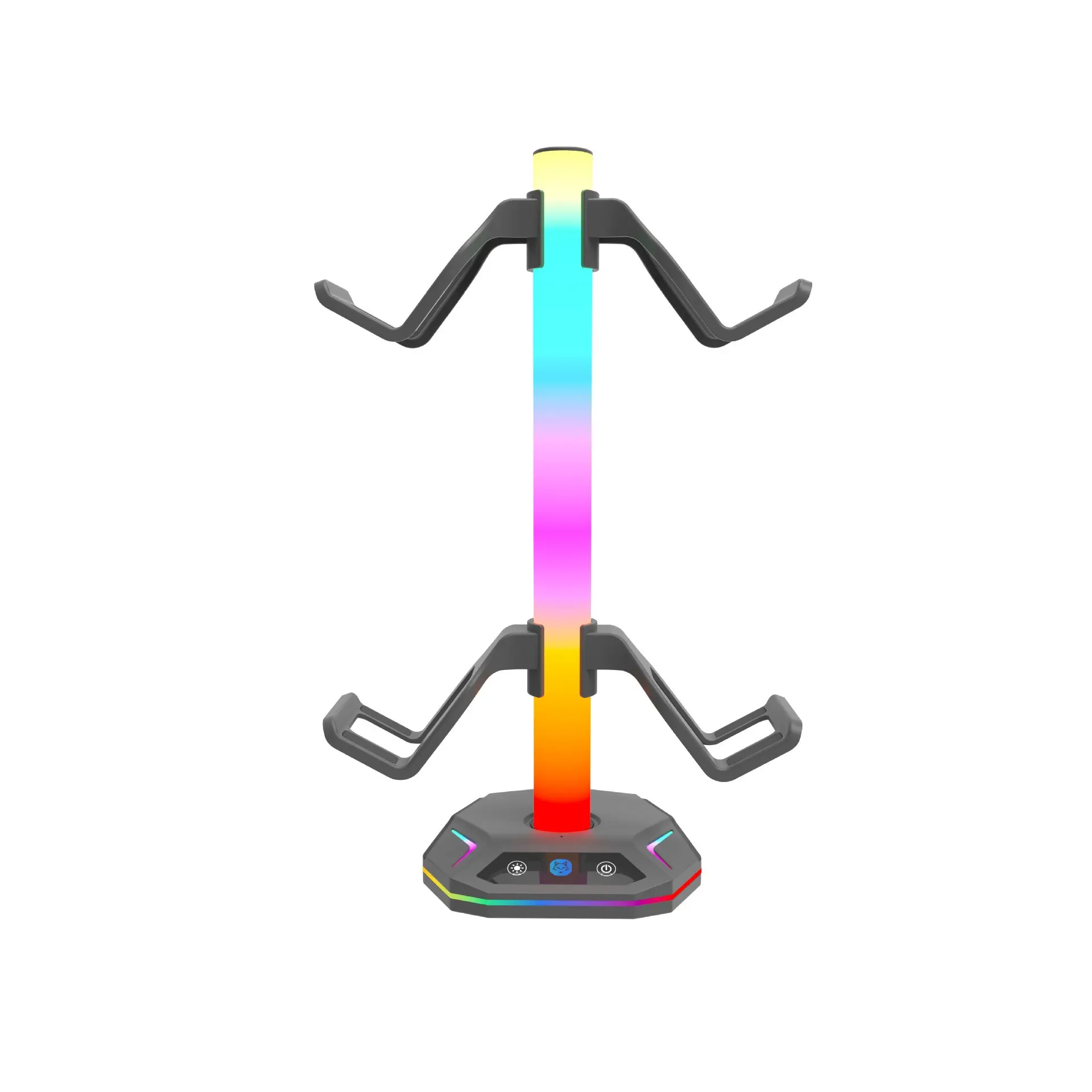 RGB Lighting Storage Stand for Game Controllers and Headphones, Multi-Functional Display Rack, Ps5/xbox Compatible, Ideal Gift for Valentine's Day