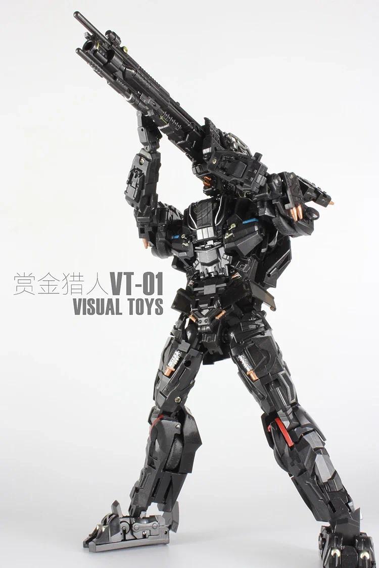 In stock Transformation Robot Peru Kill Lockdown VT-01 VT01 KO VS UT R01 MasterPiece Alloy With Two Dogs Anime Action Figure