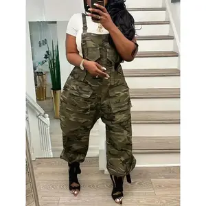 18ACTIVEKITCamouflage overalls - oversized practical overalls with multiple pockets | Spring/Summer women's streetwear and casual items