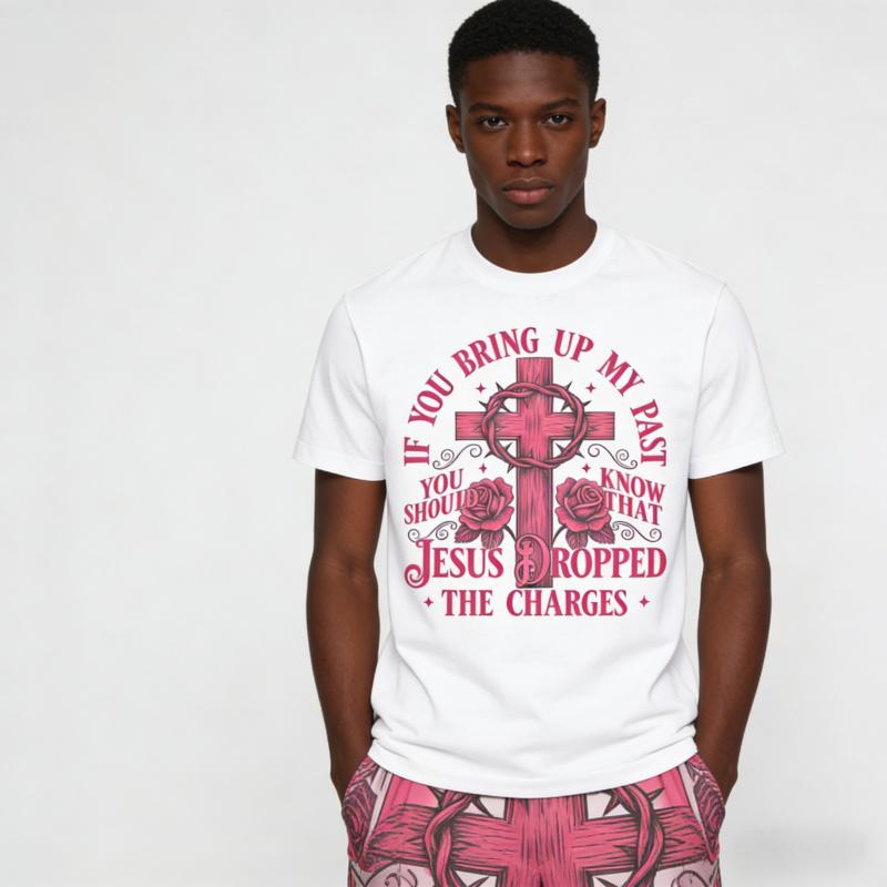 Please Do Not Mention My Past Or Know About Jesus Falling T-Shirt, Casual And Comfortable Unisex, 100% Cotton, fashion Trendy Please Do Not Mention My Past Or Know About Jesus Falling T-Shirt, Casual And Comfortable Unisex, 100% Cotton, fashion Trendy