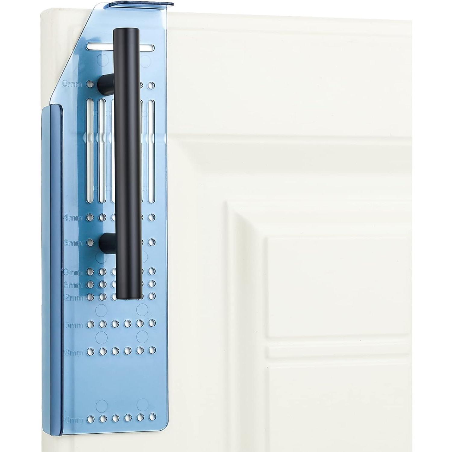 Kitchen Cabinet Pulls Installation Jig Drill Mounting Template for Cabinet Knobs, Handles Drill Template Guide for Drawer Pulls, Hardware Installation Template Kit Include Drill Bit