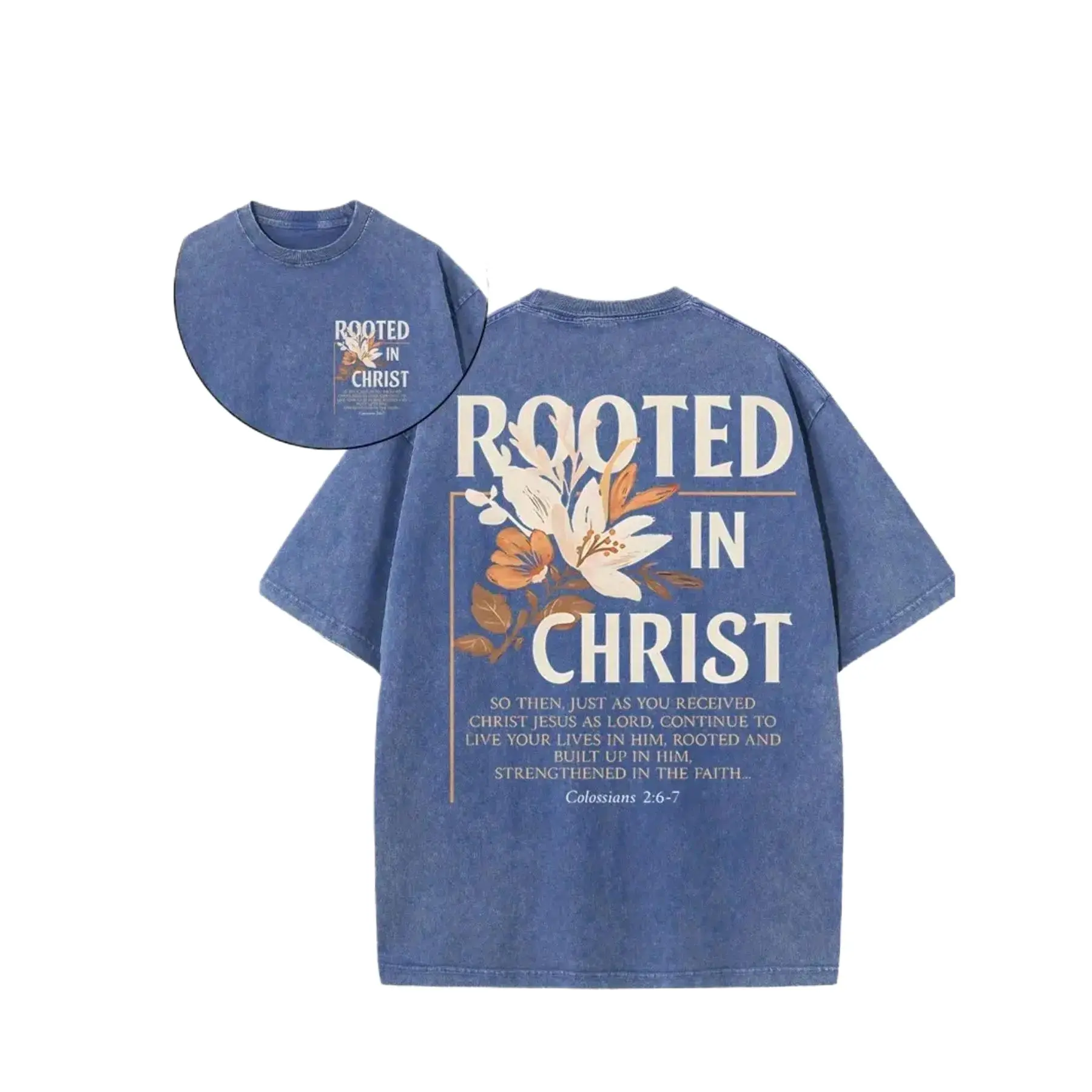 230g double-sided washable T-shirt, printed with a Christian motif, suitable for street, outdoor, adventure, and travel. It's the perfect gift choice for family, friends, and colleagues!