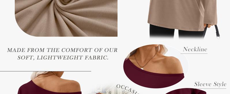 Womens Off The Shoulder Tops Oversized Tshirts Long Sleeve 2026 Casual Basic Tees with Camouflage Print Womenswear Blouse Floral  Fashion Elegance Everyday Style Fit