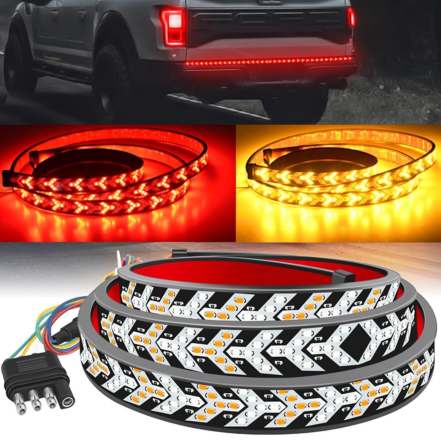 60 Inch LED Tailgate Light Bar, Sequential Arrow Turn Signal Strip ...