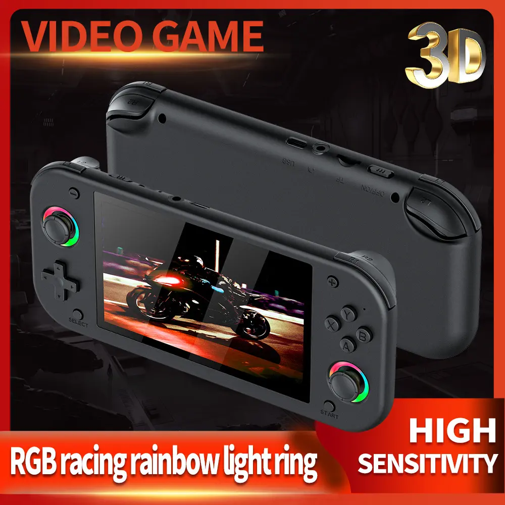 M26 5Inch HD Handheld Console 3D PS1 Retro TV-Out 2-Player