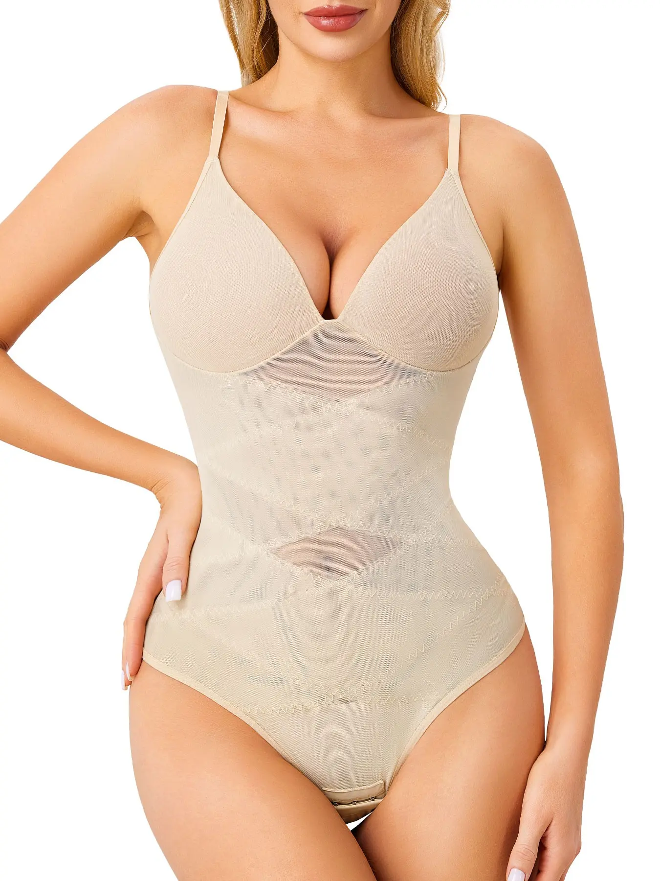 Women's Shapewear Bodysuit, Waist Trainer Compression Garment, Slimming Belly Control, Tightening Corset for Women, Single Piece, Underwear, Body Shaping Underwear