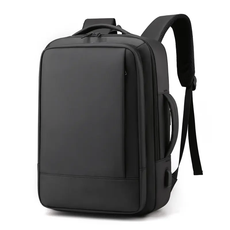 Men's Business Style Backpack - Expandable, High Capacity, Multifunction, Sleek Commuter Bag with Laptop Compartment, Backpack With Laptop Compartment, Multifunction Backpack