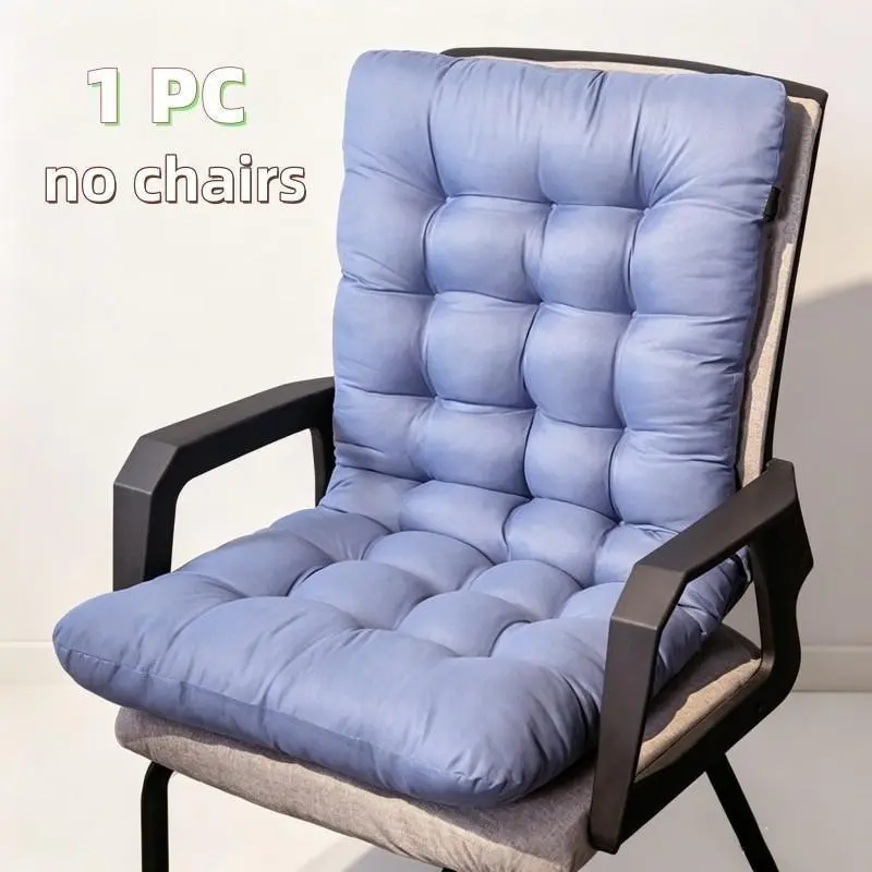 New single-piece thick polyester seat cushion, with a soft and skin-friendly texture that can fit the waist and back, providing sufficient back support. It is a warm and protective cushion for the winter season. Suitable for use with home reclining chairs
