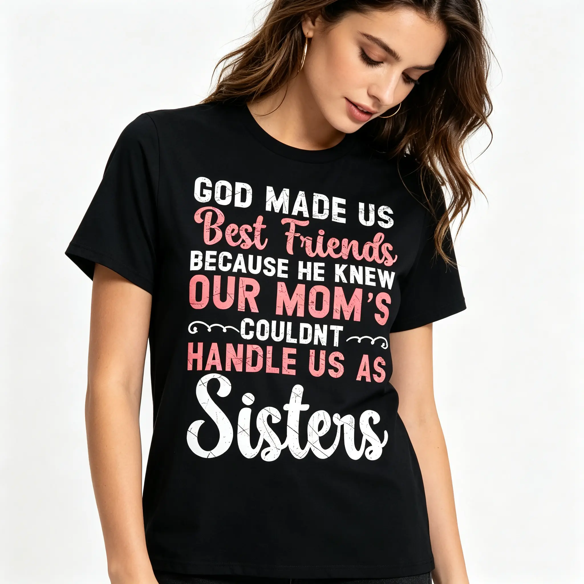 Best Friend Forever Friendship BFF Squad Graphic Unisex Tee |   All-Season Breathable Top