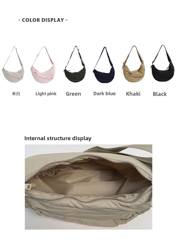 Simple and Versatile Hobo Bag An Elegant Casual Crossbody Bag That Fashionable and Lightweight Suitable Shoulder Bag