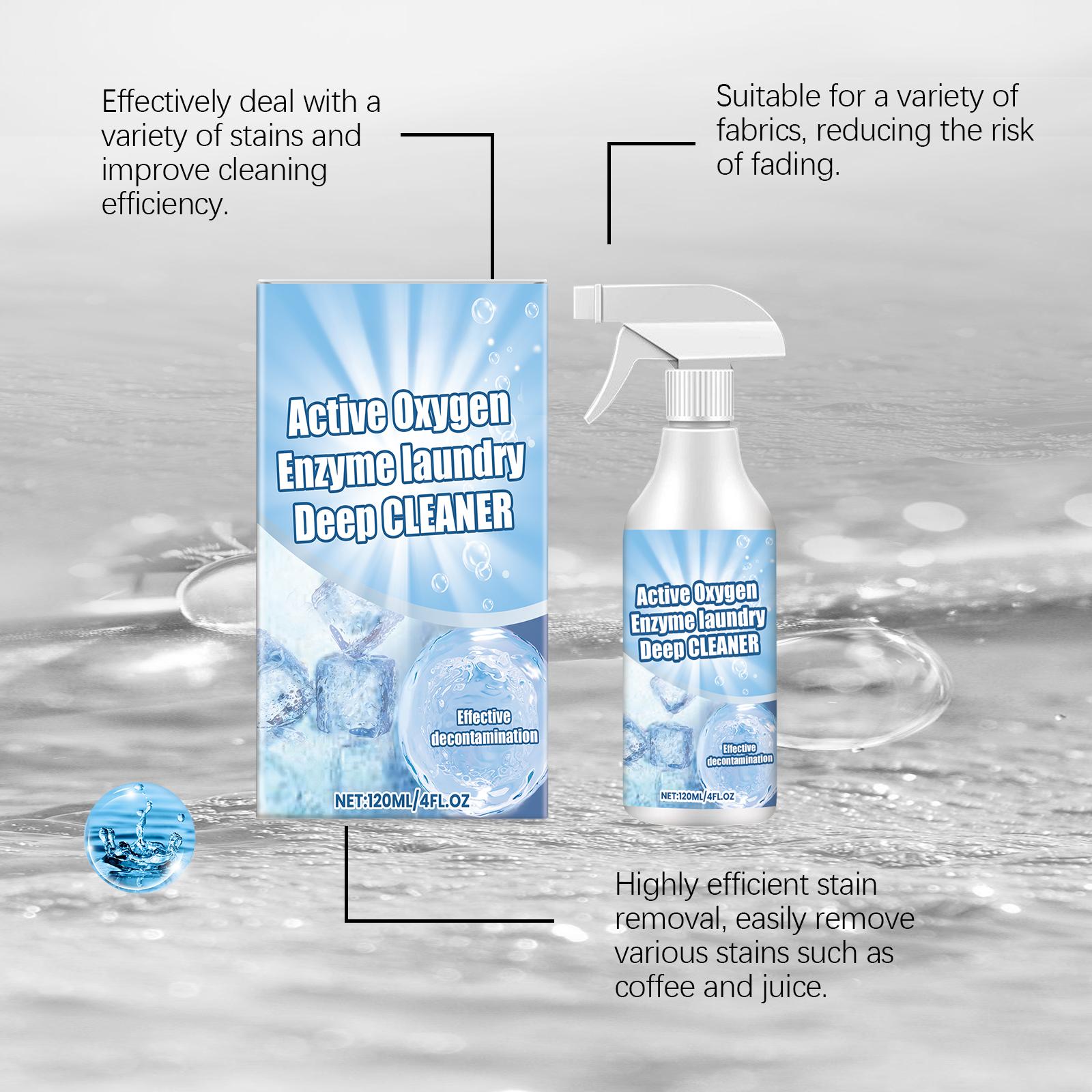 Laundry Cleaner for Clothes Gentle on Fabrics Removes Oil Stains Yellowing Daily Dry Clean Long Lasting Fresh Scent Fabric Care