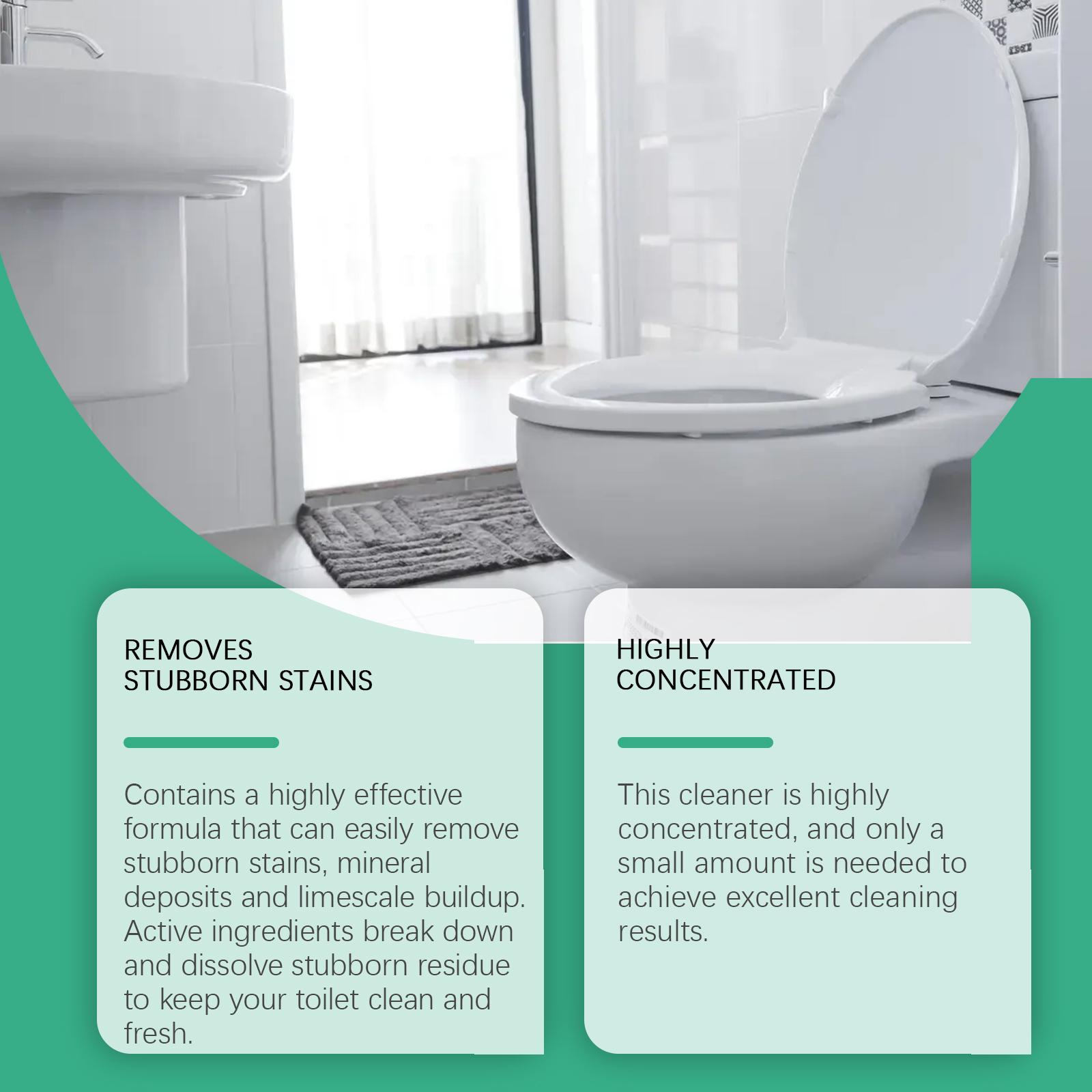 Jue-Fish Toilet Toilet Decontamination Cleaner, Multi-Effect Dirt Dissolver Toilet Tile Cement Floor Decontamination