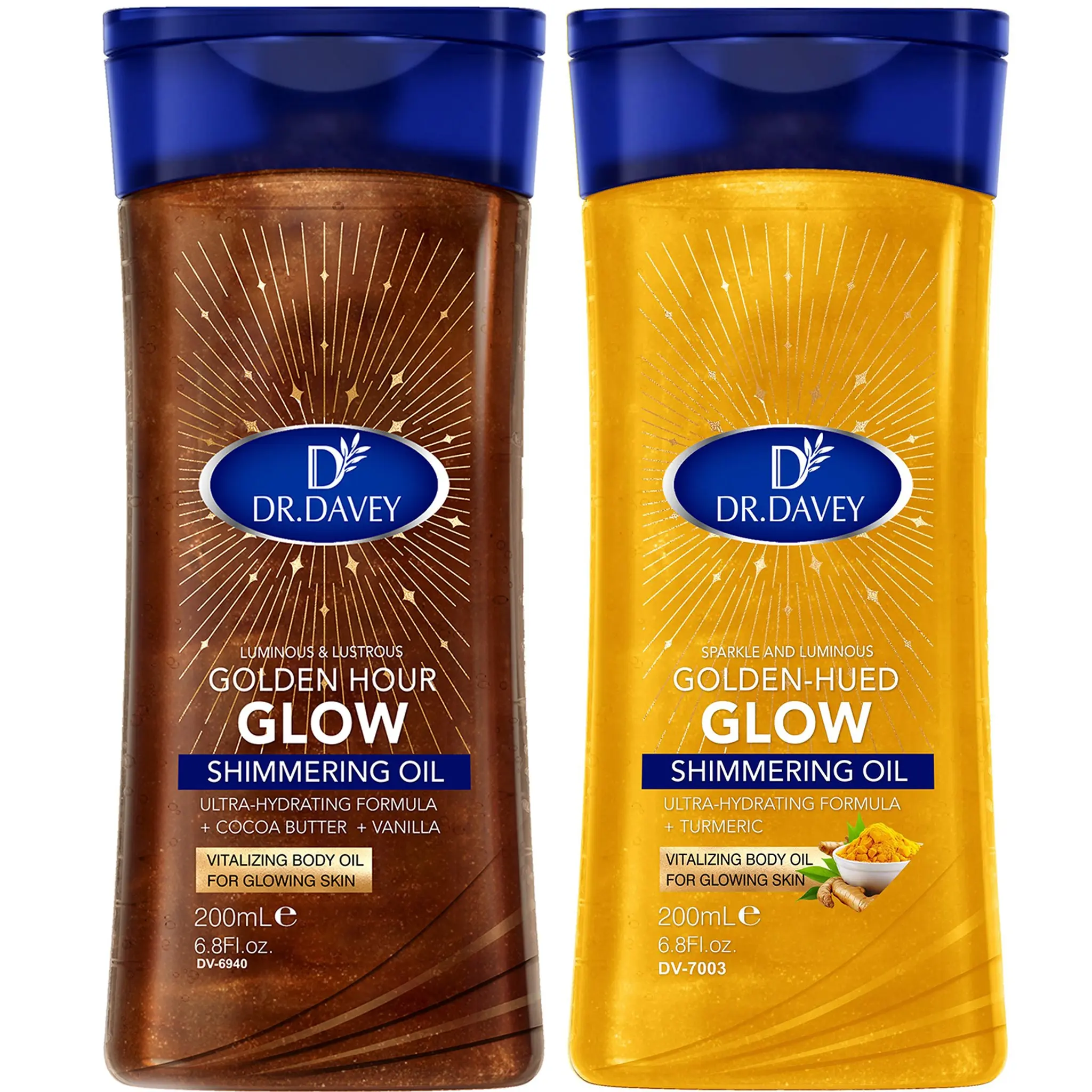 2pcs Shimmering Body Oil, Turmeric Shimmering Body Oil, Skin Care Oil, Moisturizing, Brightening, Absorbent, Non-Greasy, All Seasons