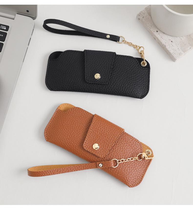 Sunglasses Case with Wrist Strap – Hard Shell Protective Eyewear Pouch, Portable Travel Glasses Holder, Pressure Resistant Storage Bag for Women Men