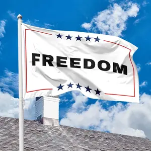 Freedom Flag (90x150cm) digitally printed cross-border goods.