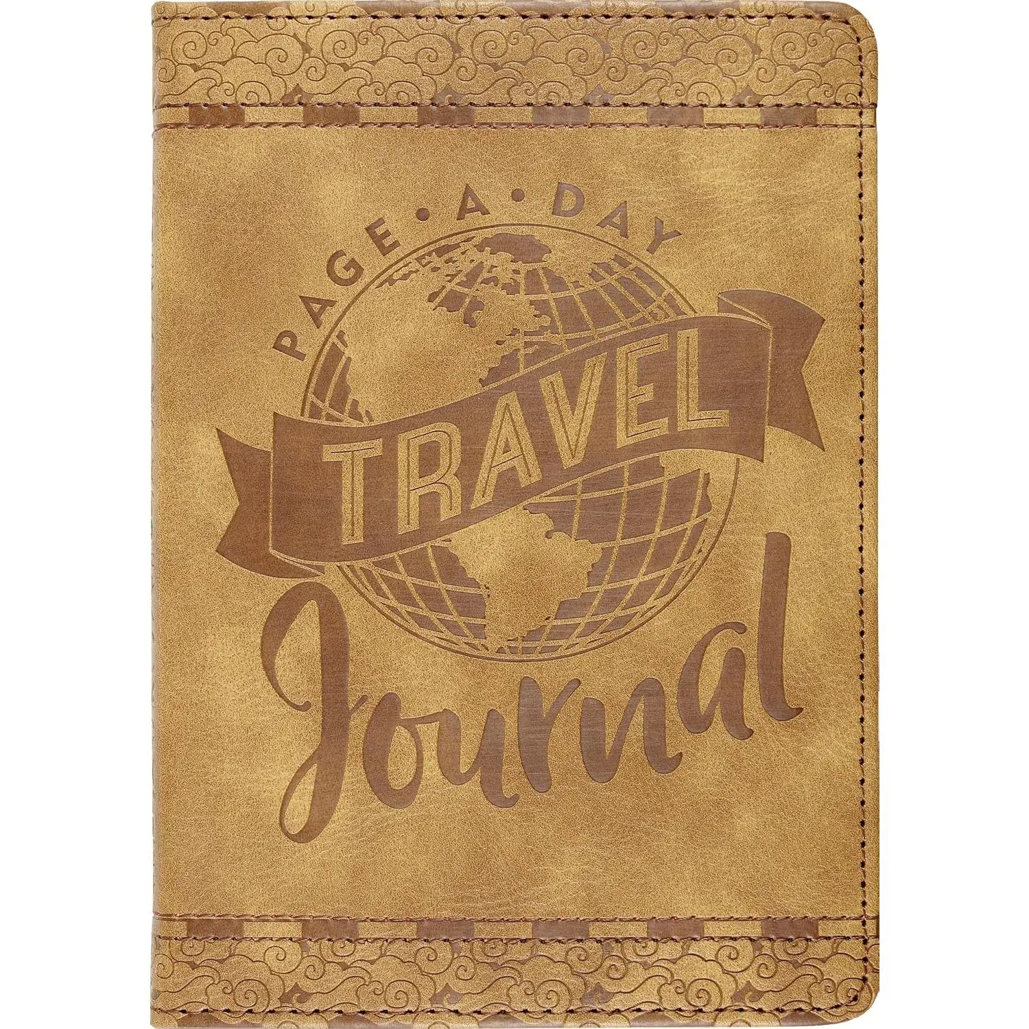 Page-A-Day Artisan Travel Journal (Diary, Vegan Leather Notebook) - Hardcover