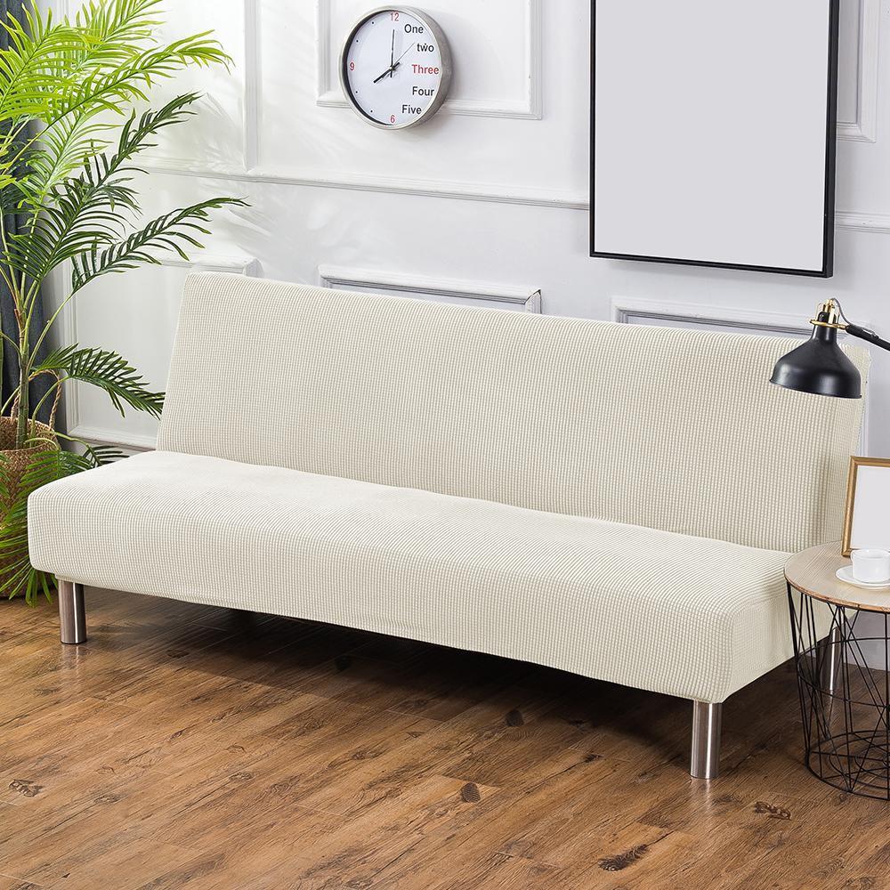 Solid Color Sofa Cover, 1 Count Elastic Sofa Slipcover, Dustproof Sofa Protector for Home Living Room, Sofa Protector for Home Living Room, Couch Slipcover