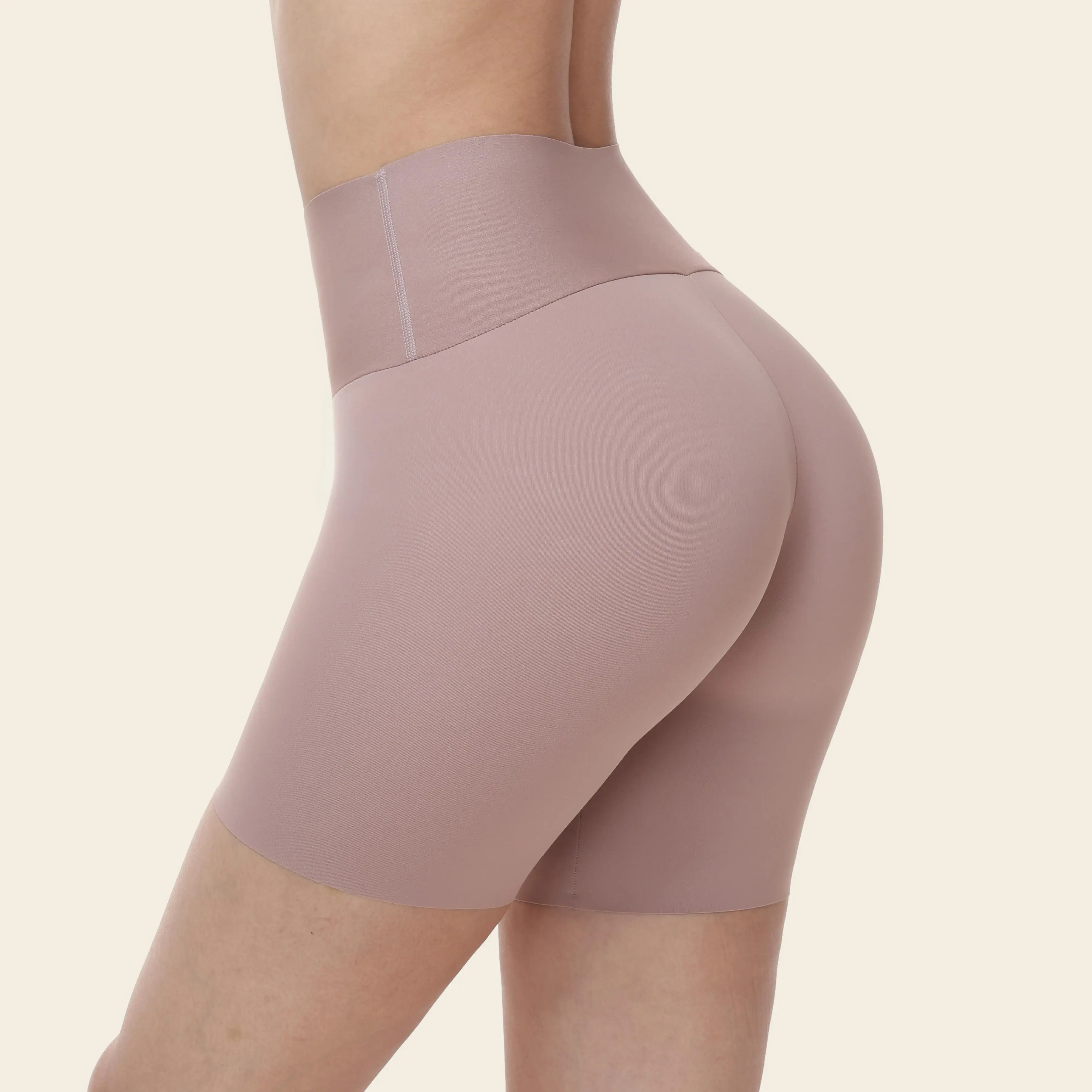Curvamor Stay-In-Place Smooth Shapewear Shorts – Soft Fabric Ruched Design for Compression & Anti-Slip Grip Technology | Short de Compresión con Fajón Antideslizante, Aspecto Invisible