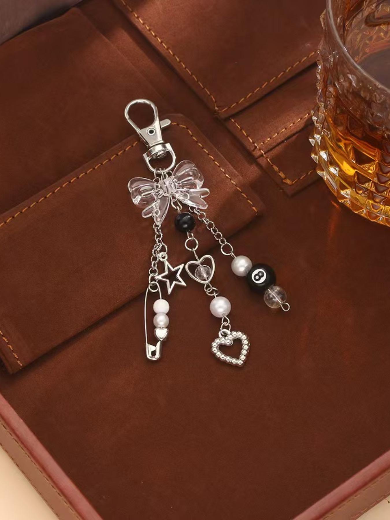 Punk Style Keychain, Fashionable Keychain for Women & Men, Trendy All-match Keychain for Birthday Gift, Stylish Keychain