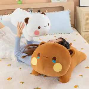 New Cute Bubu Dudu Plush Toy Kawaii Anime Panda Plushie Throw Pillow Home Decor Sleeping Companion Doll for Adults Gifts