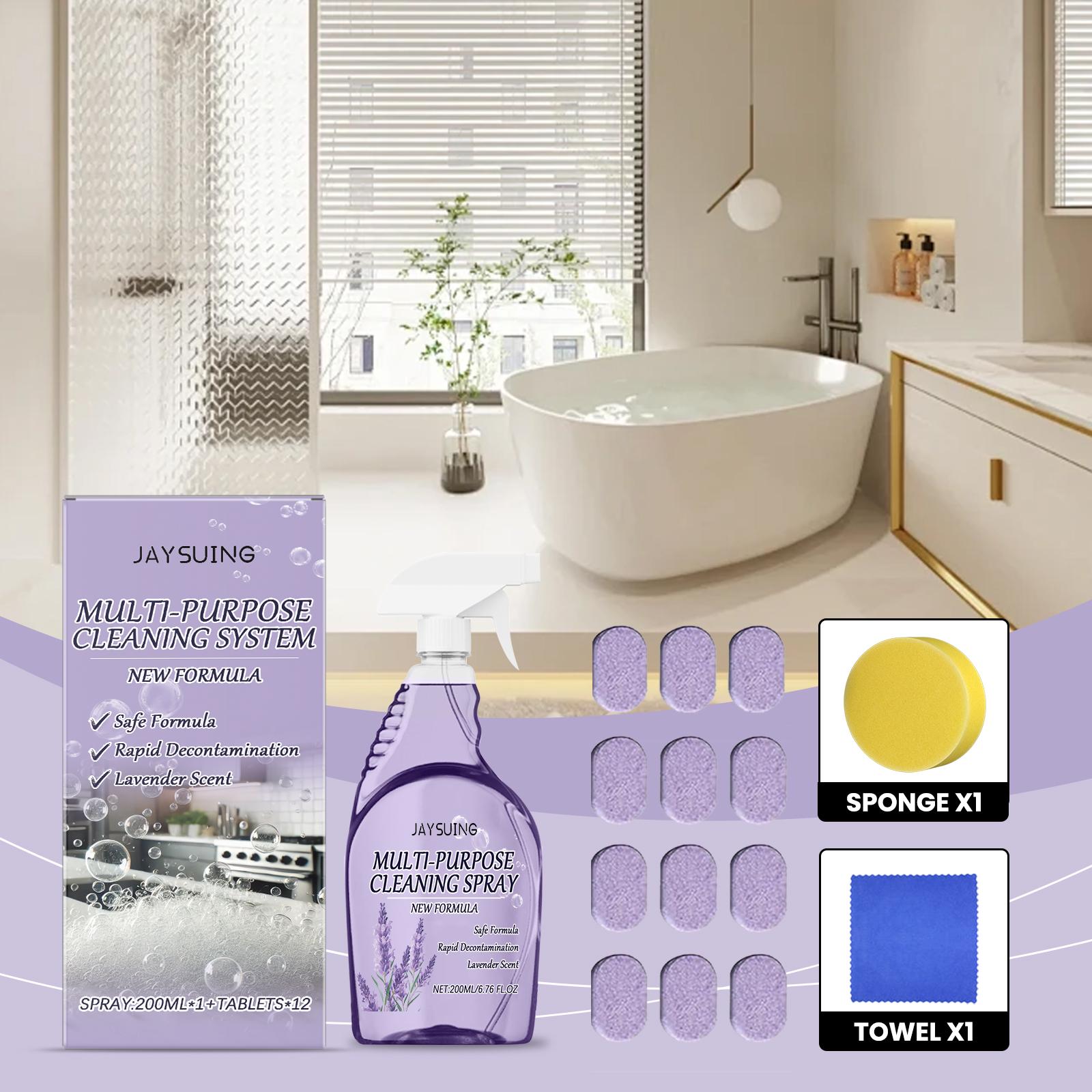 Jaysuing Multi-Purpose Cleaner Clean Oil Remove Stains Kitchen Bathroom Clean Multi-Purpose Cleaner