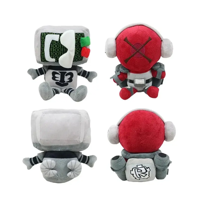 22cm Die of Death Killdroid Plushie Stuffed Game Peripheral Killdroid Badware Plush Doll Toy Pillow Decoration Holiday Xmas Gift