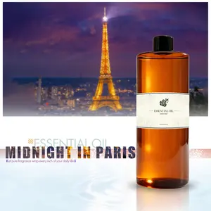 500ML 30% Midnight in Paris Essential Oil Refill, Long-Lasting Aromatic Therapy Oil for Diffusers, Home Fragrance Liquid Supplement