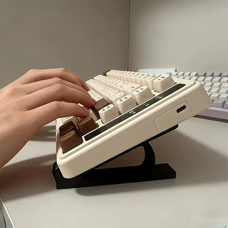 Ergonomic Keyboard Riser Stand, Anti-Slip Universal Holder, Multiple Colors Available, Office & Gaming Use, 2pcs Set