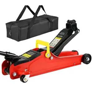 2 Ton Low Profile Floor Jack, Heav yDuty Steel Racing Floor Jack with Single Piston QuickLift Pump, Floor Jack Lifting Range 3.3"-15.2"