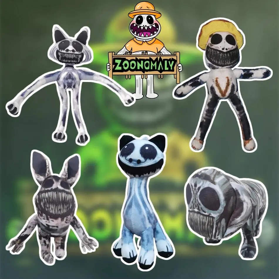 New Zoonomaly Plush Toys Horror Cat Plushies Doll Monster Stuffed Toy Anime Figure Ornaments Toy Panda Pillow Kids Birthday Gift