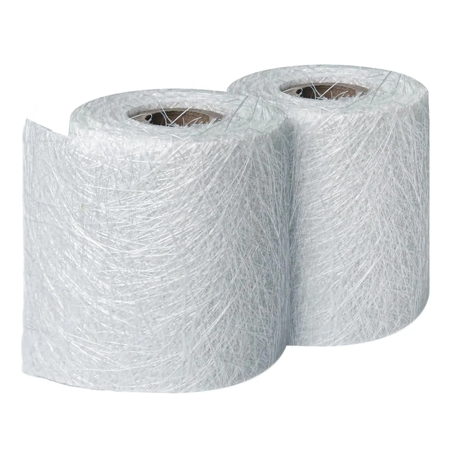 Fiberglass Chopped Strand Mat 5 Yards 4 inch 2 Roll, Glass Fiber for Structural Reinforcement,1.5 oz,Fiberglass Repair kit,Easy to Use