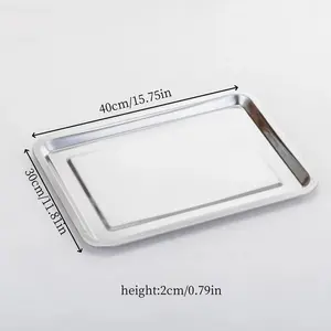 5pcs Food Tray for Hot Dishes, Fruits, Snacks, Dishwasher Safe, Ideal for Outdoor Parties and Catering, Camping Dinner Plate