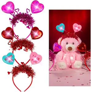 Light Up LED Glowing Party Headbands for Kids, Costume Accessories for Holidays & Parties