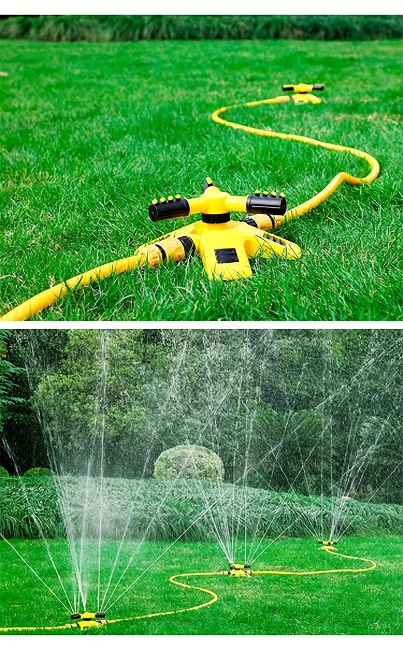 1 Set Garden Lawn Sprinkler Heads, 360 °   Rotating Water Sprayer with Adjustable Arm, Multi-angle, Suitable for Gardens, Lawns, and Roof Cooling
