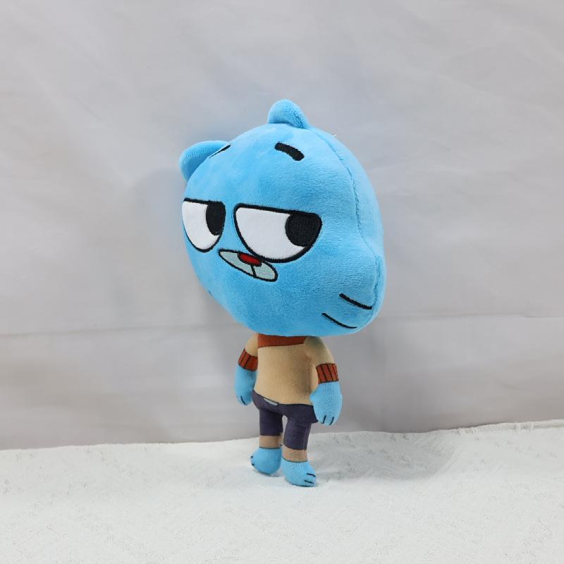 New World Of Gumball Darwin Plush Doll Cartoon Banana Joe Anais Richard Nicole Plushie Kawaii Soft Decor Pillow Toy Kids Gift