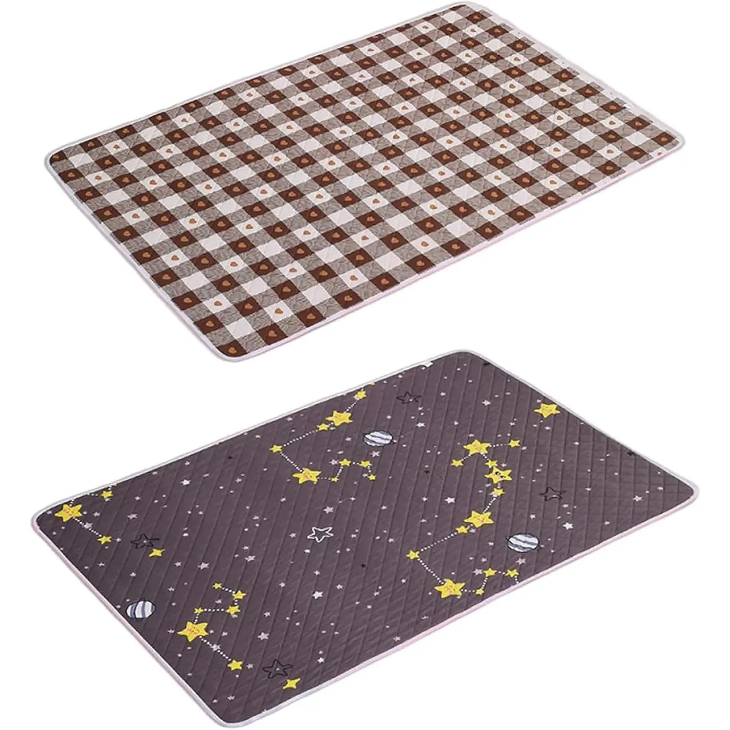 2 PCS 27.5 * 35.5 Inches Bed Pads Washable Waterproof, Potty Training Pads, Waterproof Mattress Protector and Bed Sheets for Incontinence Protection, Washable and Reusable Mattress
