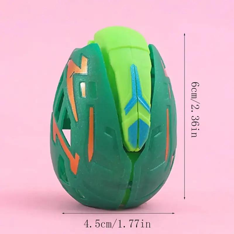 10 Pcs Dinosaur Egg Toys Set, Capsule Kit, Transformable & Twisted Design, Perfect Birthday Party Favors, Classroom Prizes, Christmas Gifts (random), Random Surprise Set, Colorful