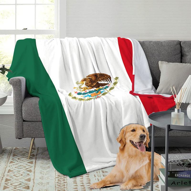 [tiktok Trend] Celebrate Mexican Pride with Iconic Flag Blanket, Classic Stripes & National Coat of Arms, Perfect for Heritage Days
