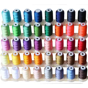 Embroidery Machine, 40 Colors 550yard Machine Embroidery, 120D/2 40WT Thead for Homeuse Embroidery Machine