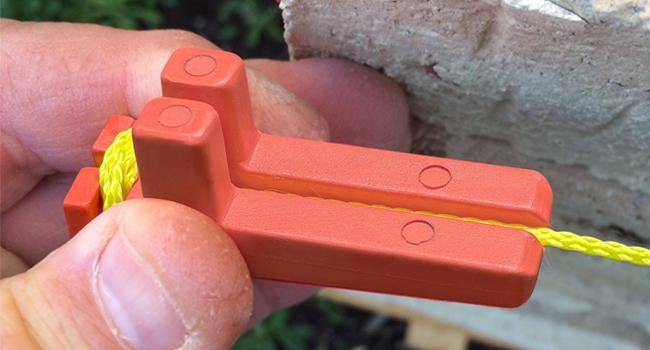 7200FT Line Nylon String#18 Braided Yellow - Construction String with Line Block for Plants Camping Gift Wrapping Masonry Projects