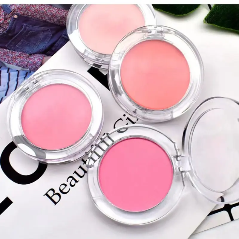 Shimmer Highlighter Powder, Clear Smooth Silky Finish, Natural Dimensional Glow, Dual Use Highlighter Blush, Affordable Korean Makeup, Everyday Versatile