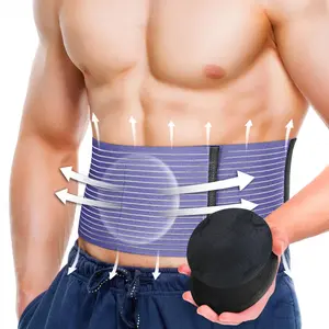 Father's Day Health Gifts for Dad| Umbilical Hernia Belt for Men Women| Adjustable Abdominal Truss with 2 Compression Pads for Pre Post Surgery Hernias