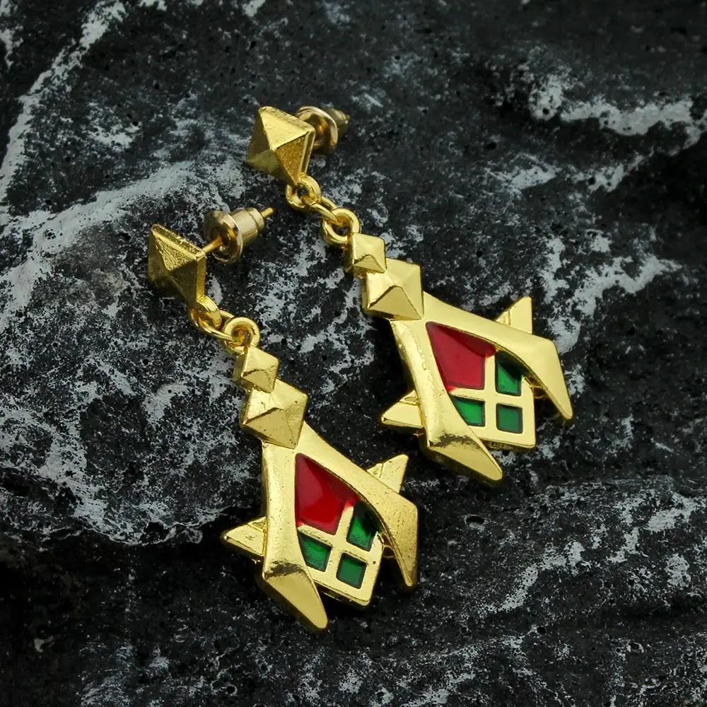 Game Genshin Impact Sumeru Kaveh Eardrops Earrings Stud Earrings for Woman Anime Cosplay Props Jewelry Accessories Gifts