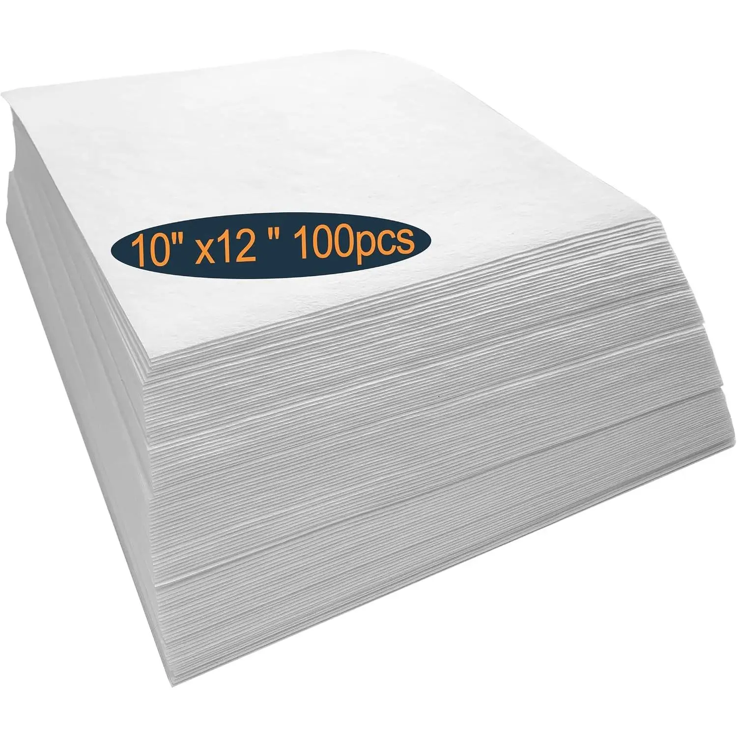 Cut Away Embroidery Stabilizer Backing 2.5oz Medium Weight 10"x12" Cutaway Stabilizer for Machine Embroidery Precut 100pcs - 100% Polyester -Great for 5" x 7" Hoops